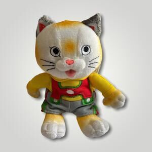 Richard Scarry Busytown Plush Huckle Cat Stuffed Animal 6" 2010 Book Character